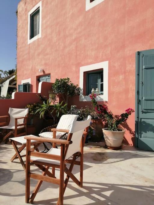 Villa Casa Dei Melograni At Vourlidia Leros Vromolithos Exterior foto