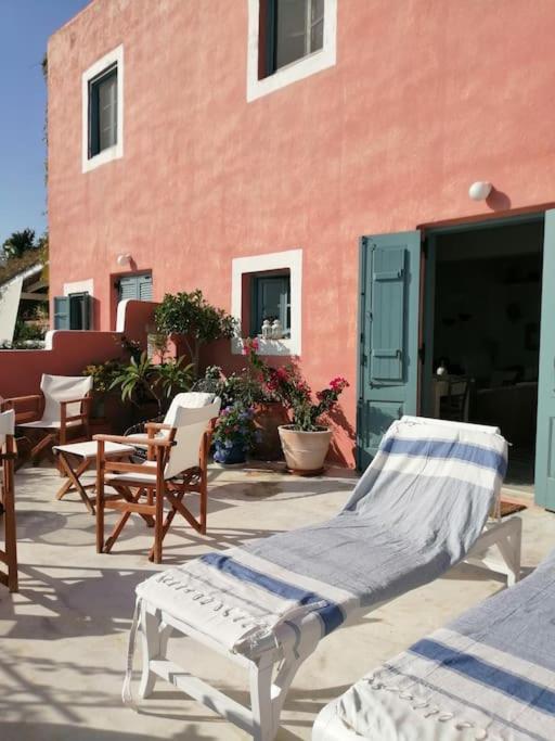 Villa Casa Dei Melograni At Vourlidia Leros Vromolithos Exterior foto